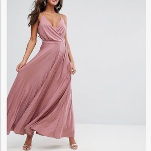 ASOS Blouson Wrap Maxi Dress
